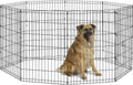 by Midwest 36-Inch Exercise Pen, No Door, 16 Sq Ft Play Area | for Indoor and Outdoor Use, No Door Design for Maximum Security, Easy to Set Up, Foldable Playpen